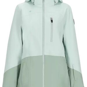Obermeyer Women’s first chair Two-Tone Mint Green Ski Jacket insulated